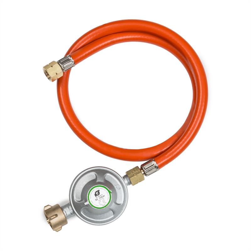 Klarstein Reduktor tlaka + plinsko crijevo, 50 mbar, 1/2