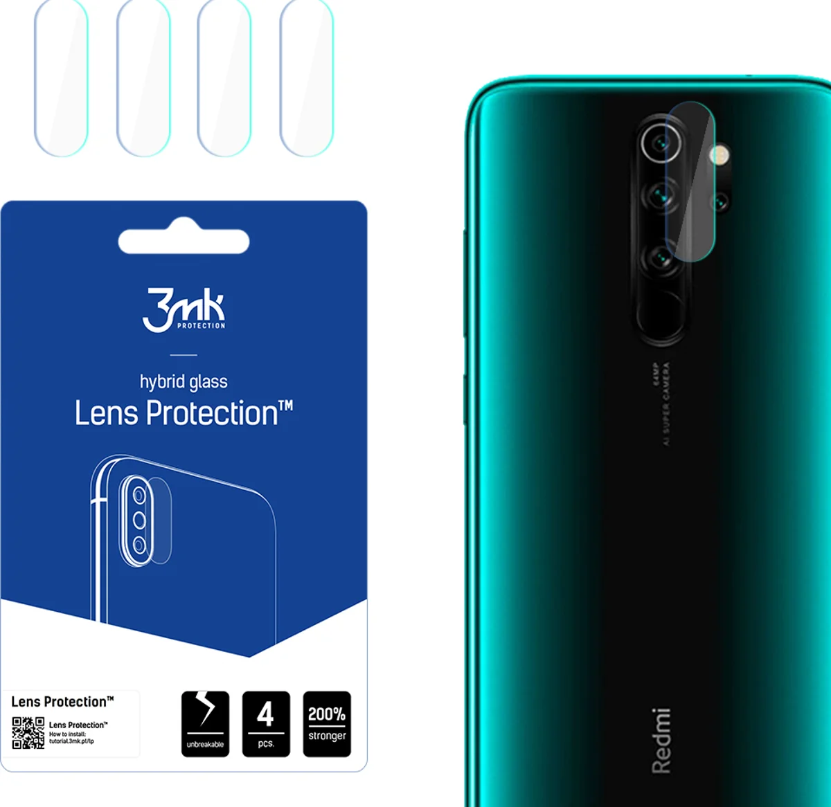 Zaštitno staklo 3MK Xiaomi Redmi Note 8 Pro - 3mk Lens Protection