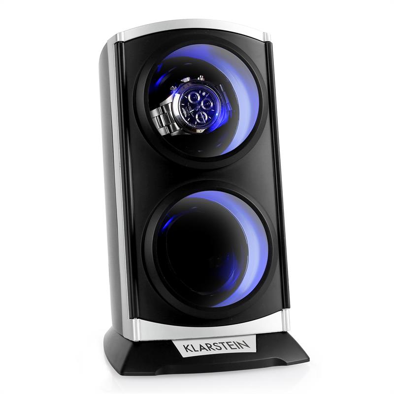 Klarstein St. Gallen Premium, pokretni stalak za satove, 2 sata, 4 režima, crni