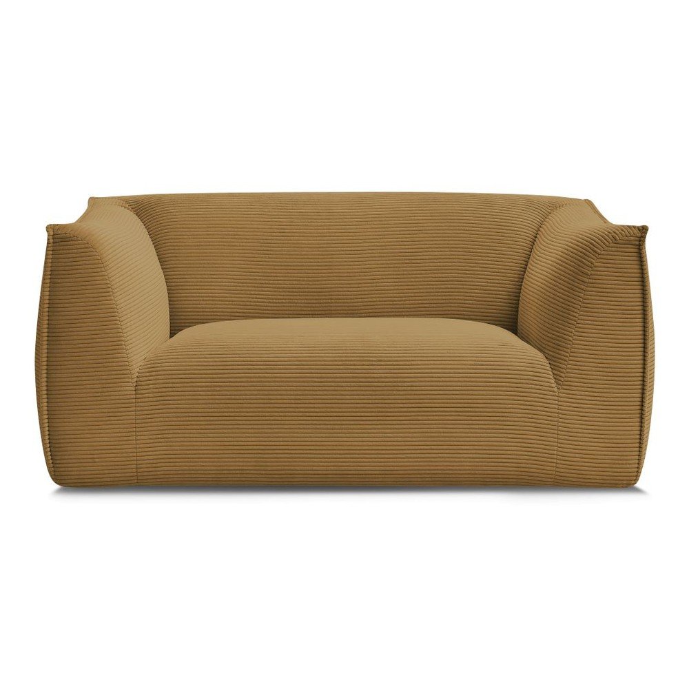 Senf žuta sofa od samta 170 cm Giorgia – Bobochic Paris