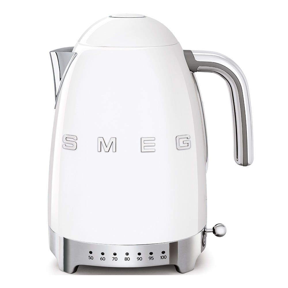 Bijelo kuhalo za vodu od nehrđajućeg čelika 1,7 l Retro Style – SMEG