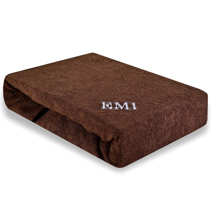 Plahta smeđi frotir EMI, Cerada 90x200