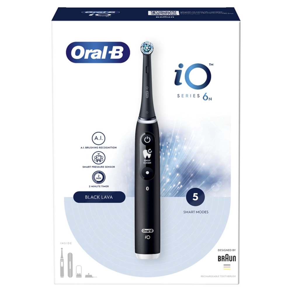 ORAL-B električna četkica za zube iO6, crna