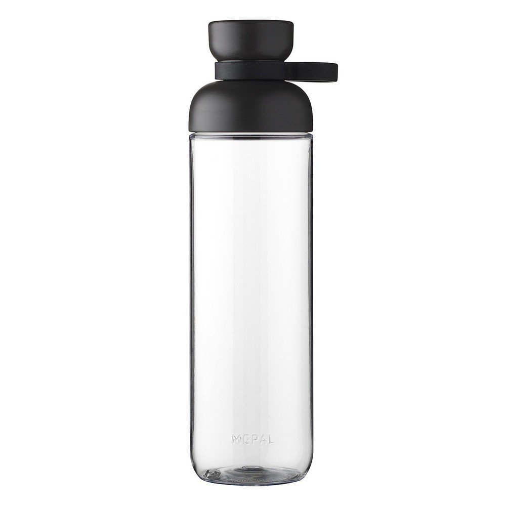 Crna boca za vodu od tritana 900 ml Nordic black – Mepal