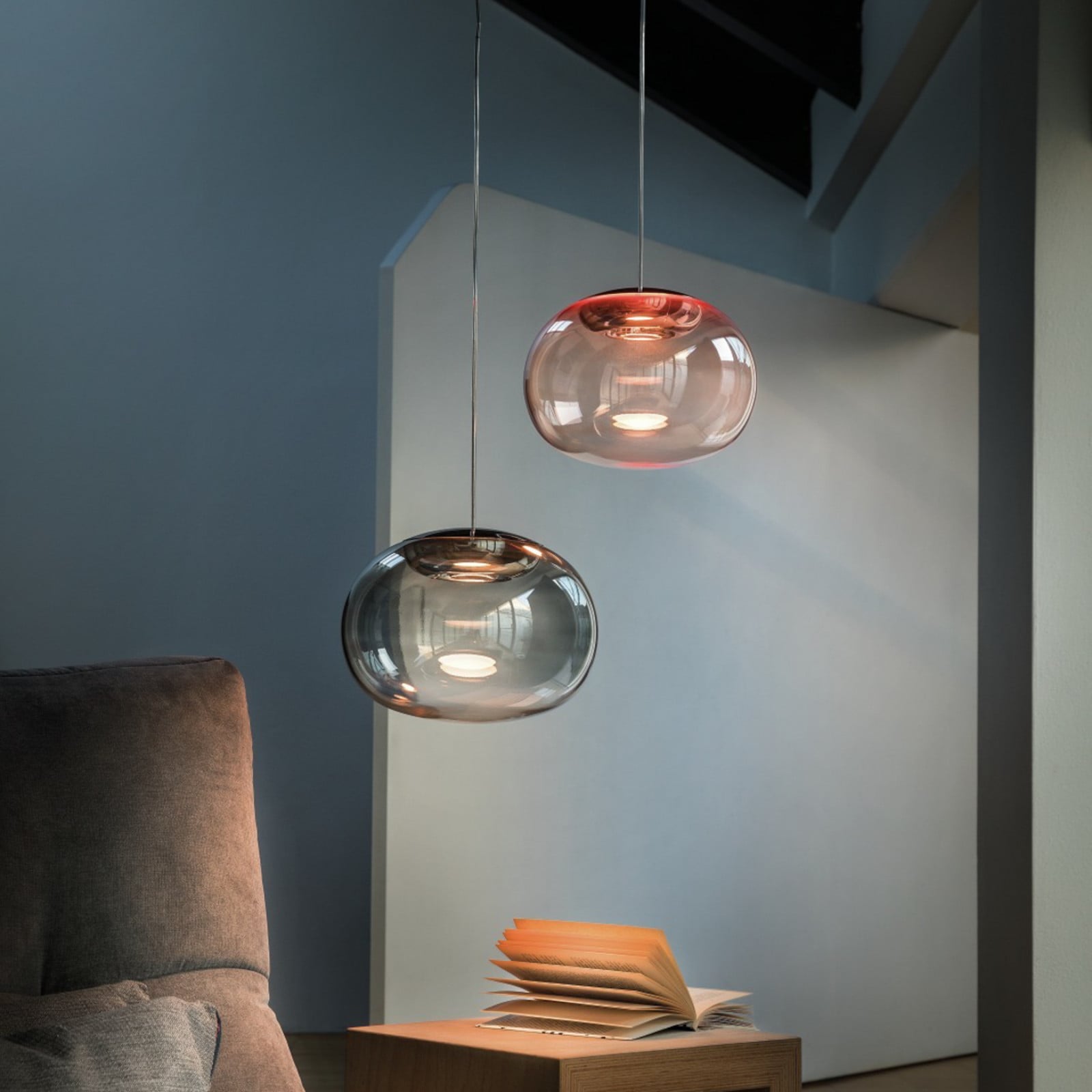 Stilnovo La Mariée LED viseća lampa bakar/bijela