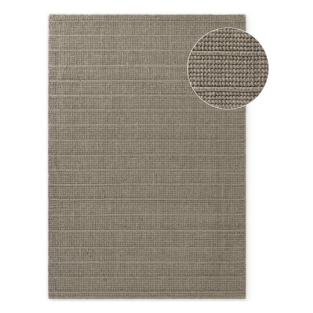 Sivi ručno rađen vunen tepih 80x150 cm Camden Parker – Ted Baker