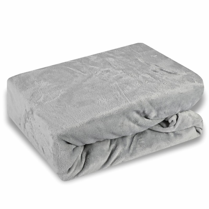 Mikroplišna plahta siva EMI, Cerada 180x200