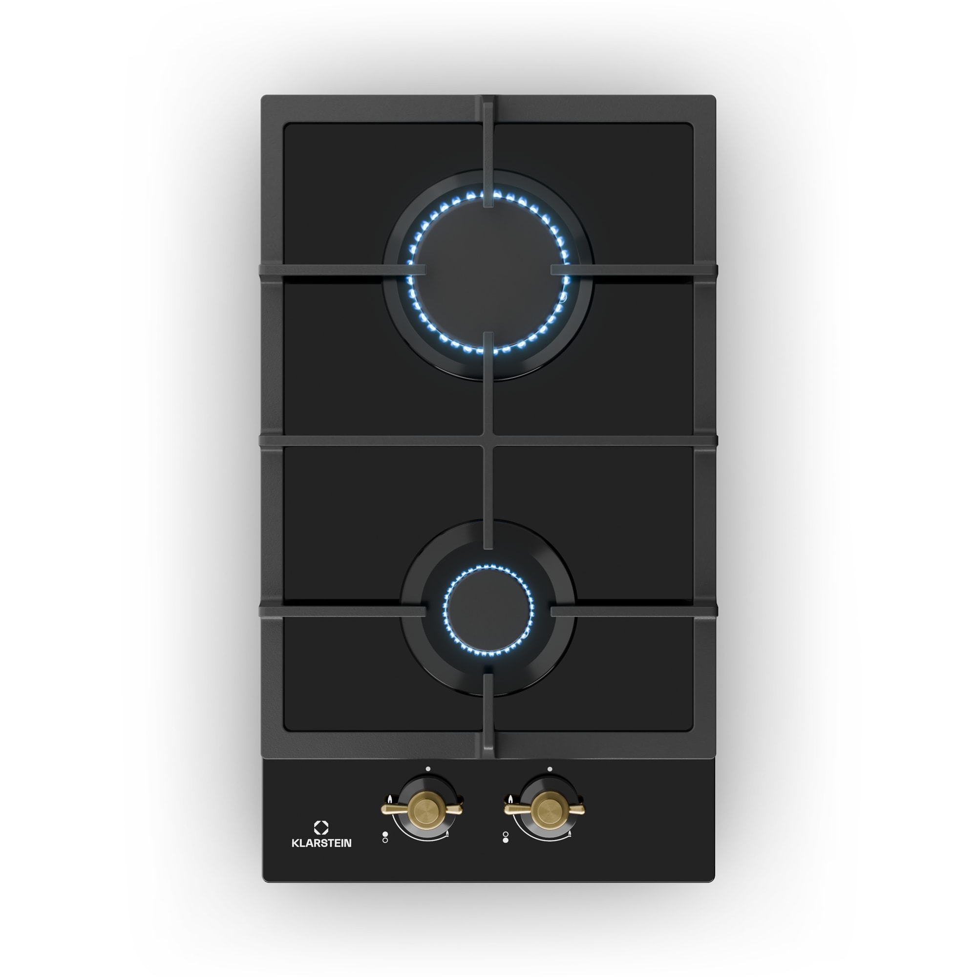 Klarstein Victoria Domino, plinska ploča, 2 plamenika, Sabaf plamenici, keramička ploča, retro dizajn