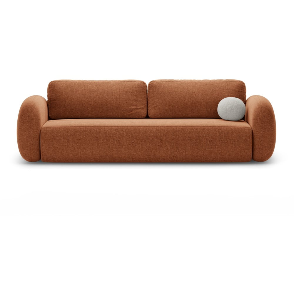 Ciglasta sklopiva/s prostorom za odlaganje sofa od šenila 262 cm Tonale – Cosmopolitan Design