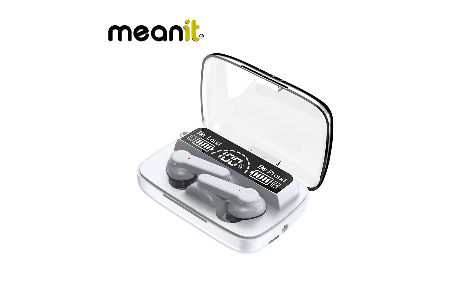 Meanit TWS B400 bluetooth slušalice , bijele