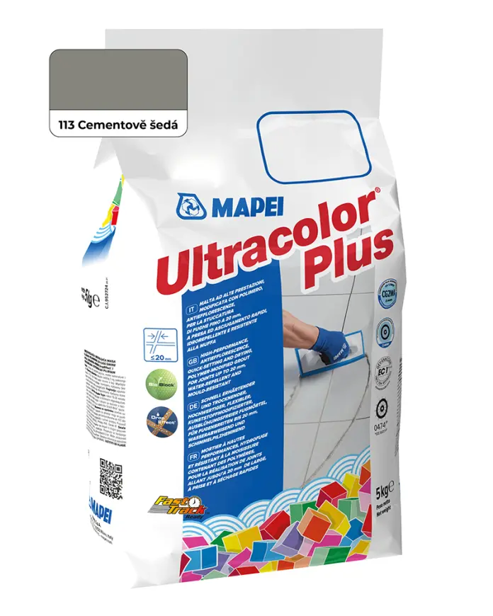 Mapei Masa za fugiranje Ultracolor Plus 113 siva 5 kg
