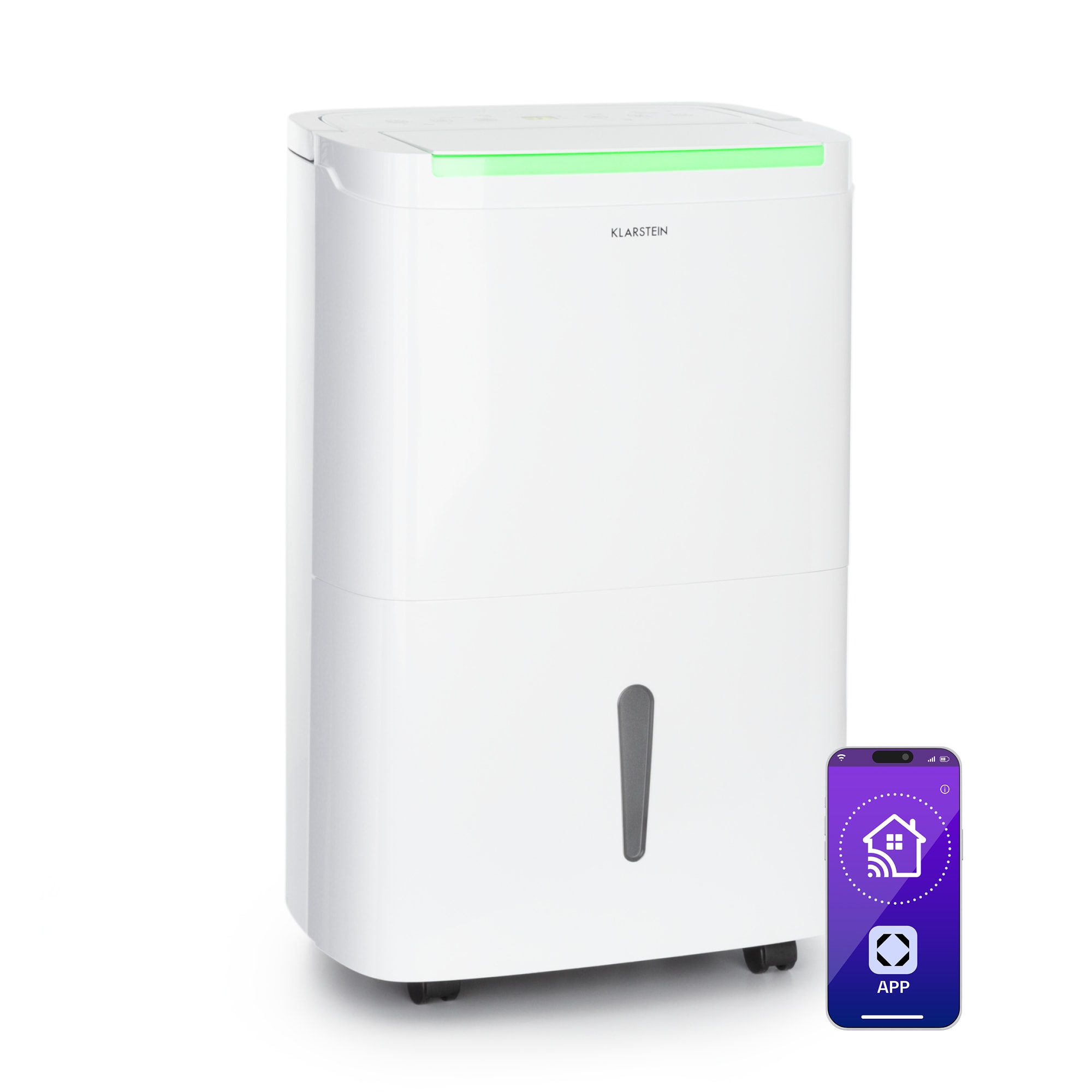 Klarstein DryFy Connect 30 odvlaživač zraka WiFi Compression 30l/d 25-30m² bijeli