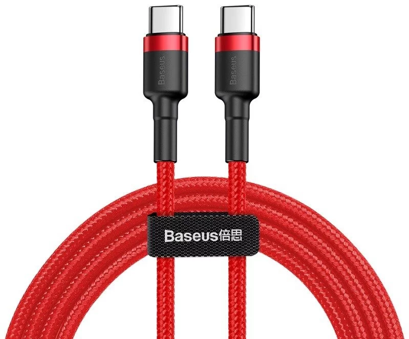 Kabel Baseus Cafule Cable USB-C PD 2.0 QC 3.0 60W 1m (Red)