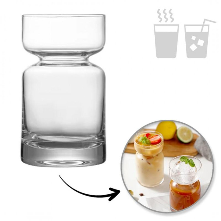 Šalica u obliku pješčanog sata - 350 ml
