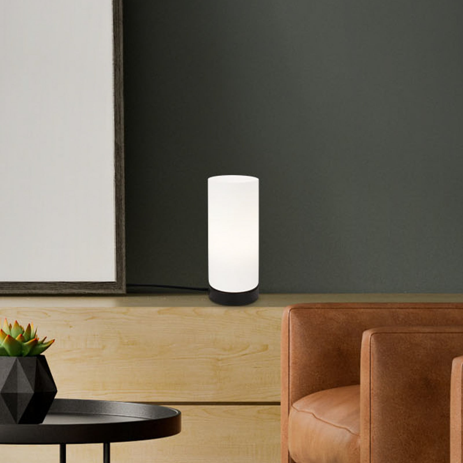 Paipa stolna lampa, crna