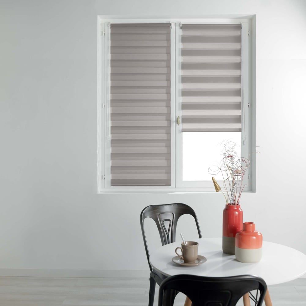 Svjetlo smeđe tekstilne rolete  60x90 cm Daynight – douceur d'intérieur