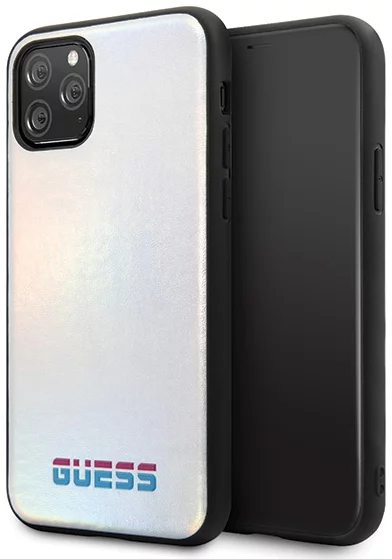 Maska Guess GUHCN58BLD iPhone 11 Pro srebrny /silver hard case Iridescent (GUHCN58BLD)