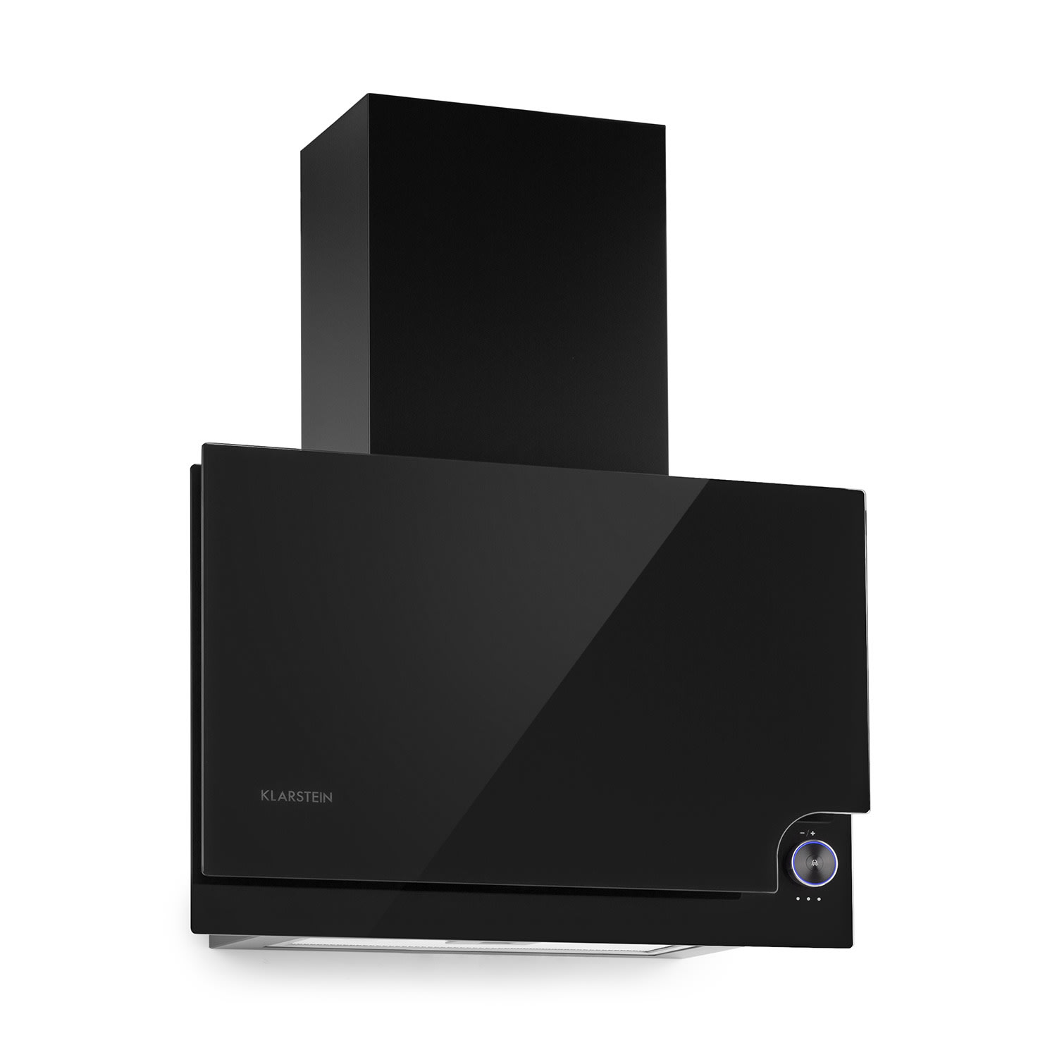 Klarstein Amelia, kuhinjska napa, 123 W, 60 x 47 x 23,5 cm, LED okretni regulator osjetljiv na dodir, bijela