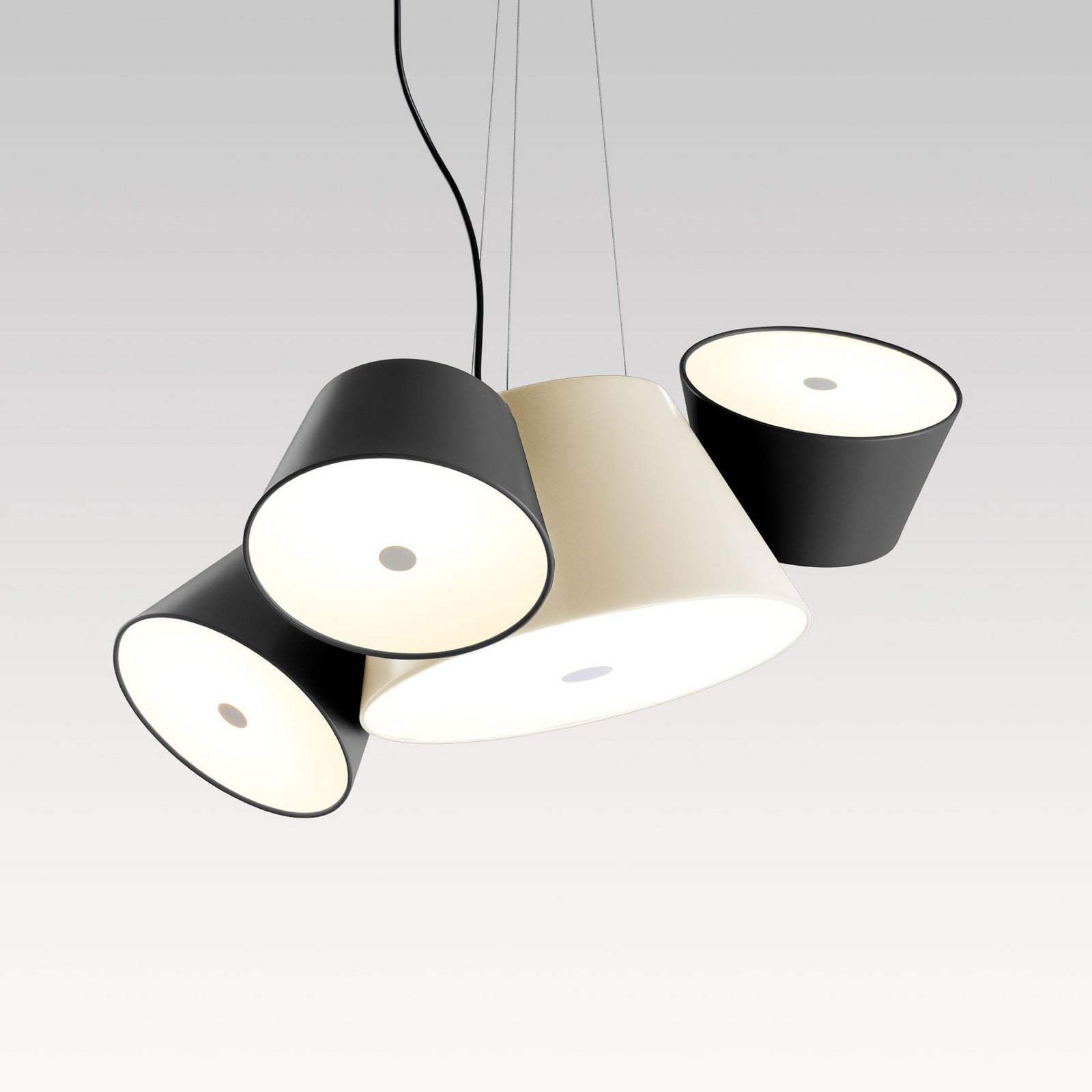 MARSET Tam Tam Mini, mat, bijelo/crno