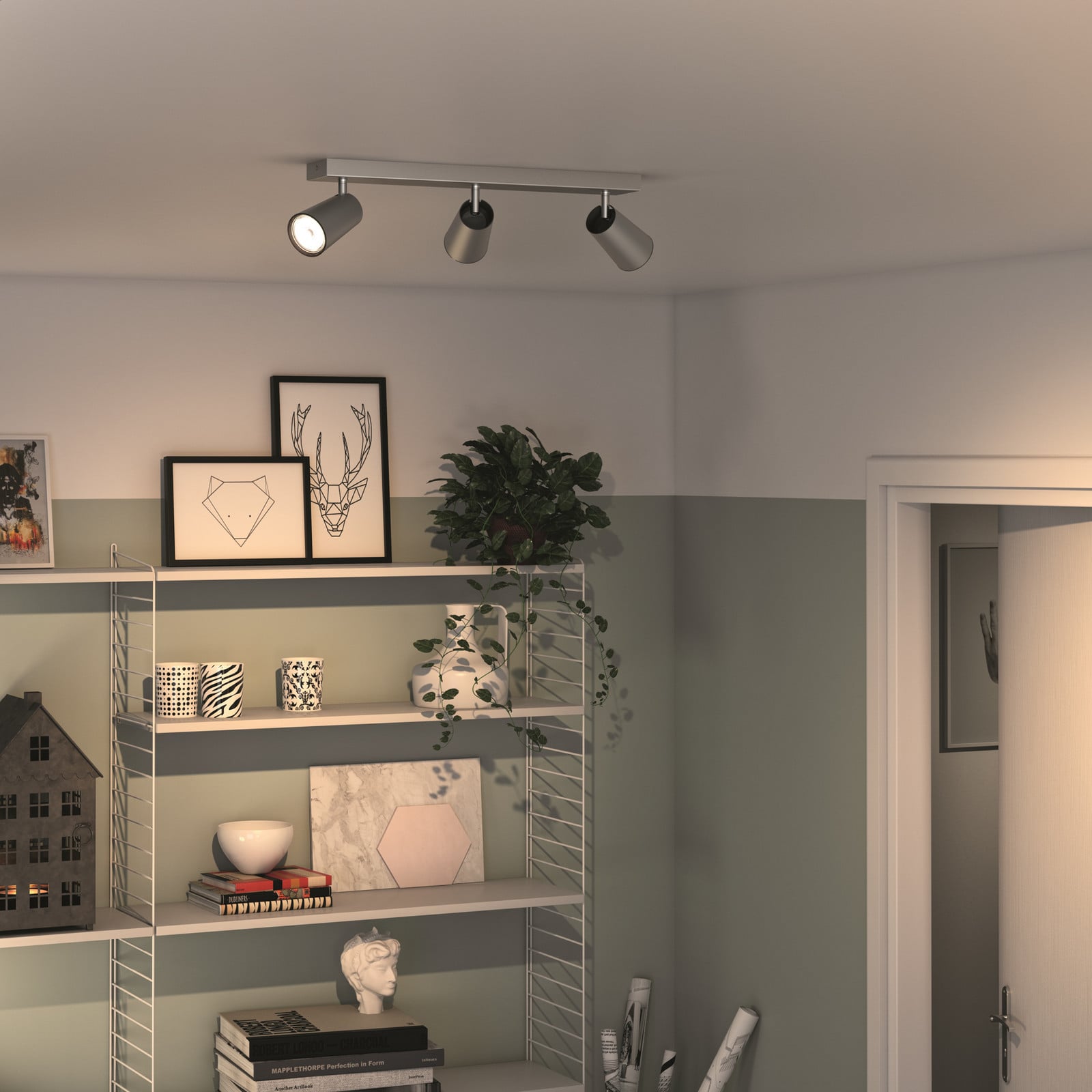 Philips myLiving Paisley Spot GU10 aluminij s 3 žarulje