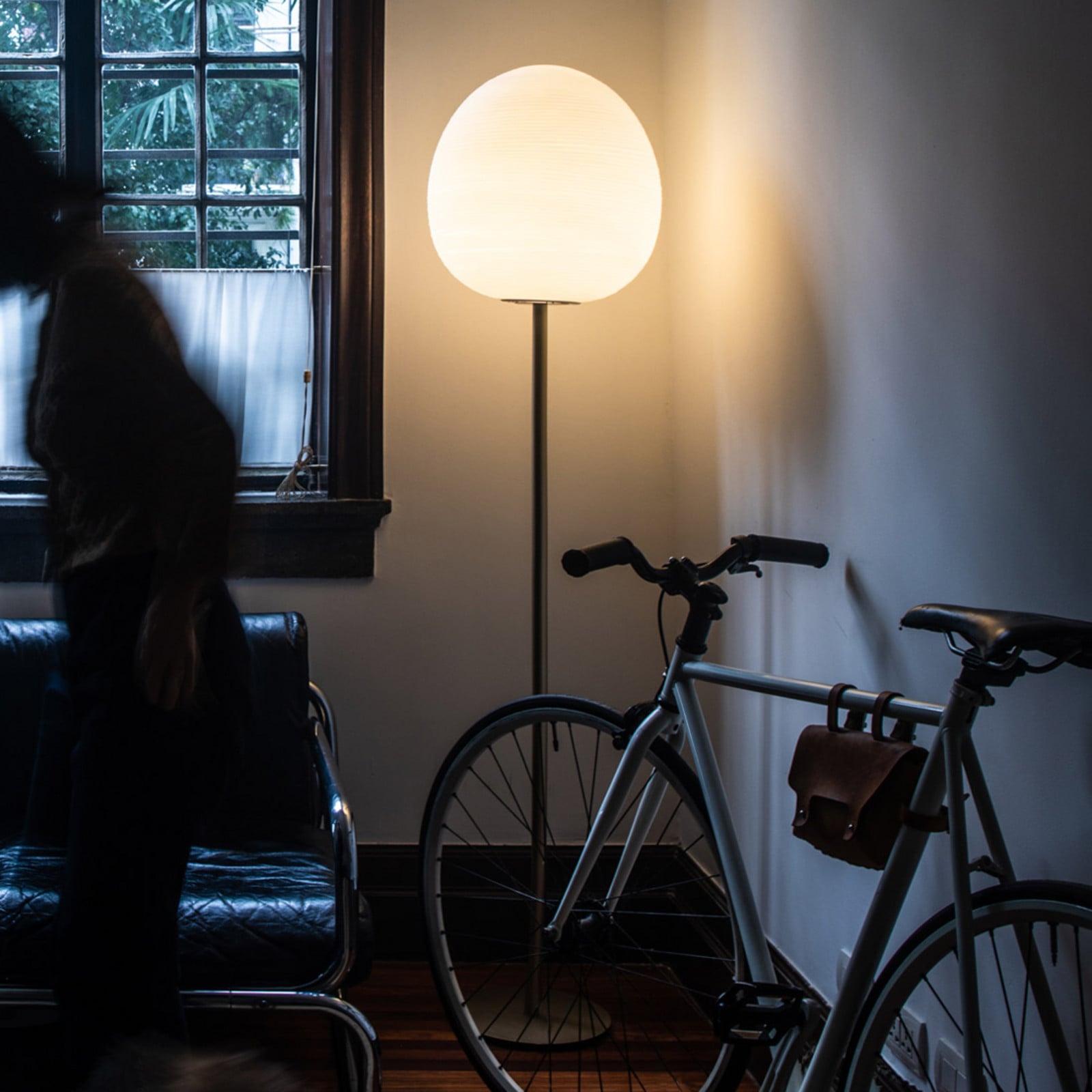 Foscarini Rituals XL podna lampa, prigušiva, grafit