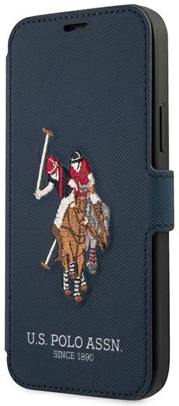 Maska US Polo USFLBKP12MPUGFLNV iPhone 12/12 Pro 6,1"  book Polo Embroidery Collection (USFLBKP12MPUGFLNV)