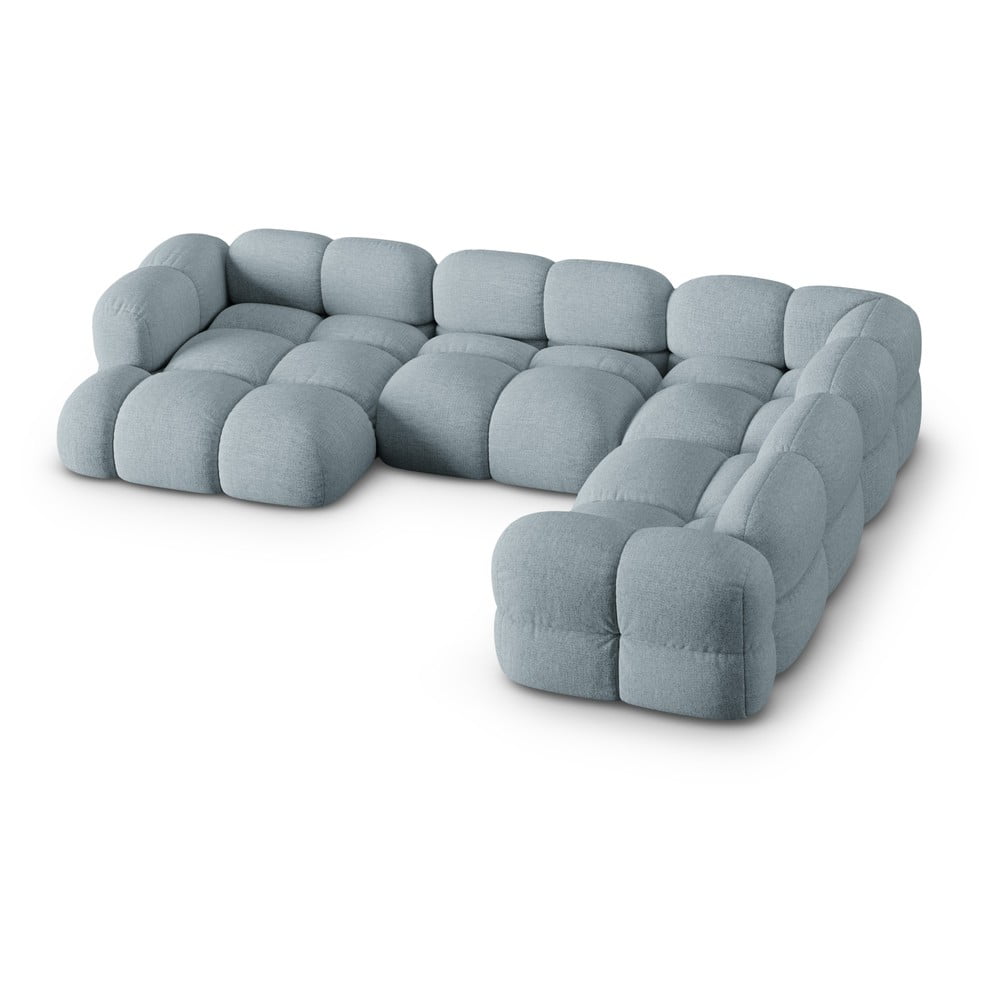 Svijetlo plava kutna garnitura (s desnim kutom/u obliku slova "U") Loretto – Cosmopolitan Design