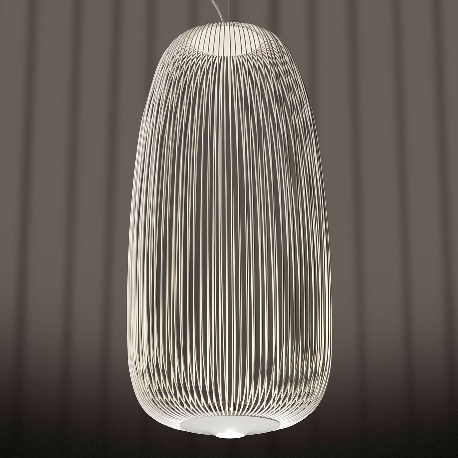 Foscarini Spokes 1 LED visilica bijela s mogućnošću prigušivanja