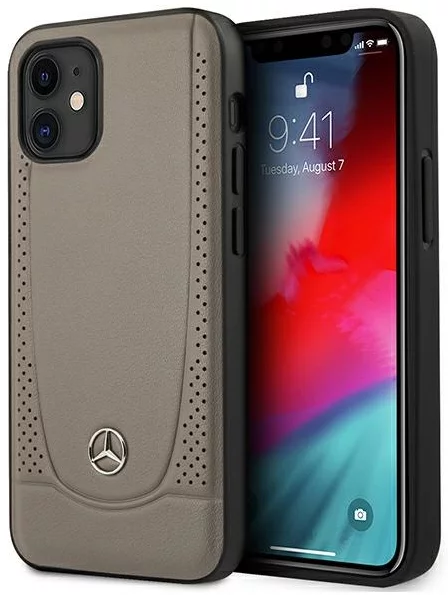 Maska Mercedes MEHCP12SARMBR iPhone 12 mini 5,4" brown hardcase Urban Line (MEHCP12SARMBR)