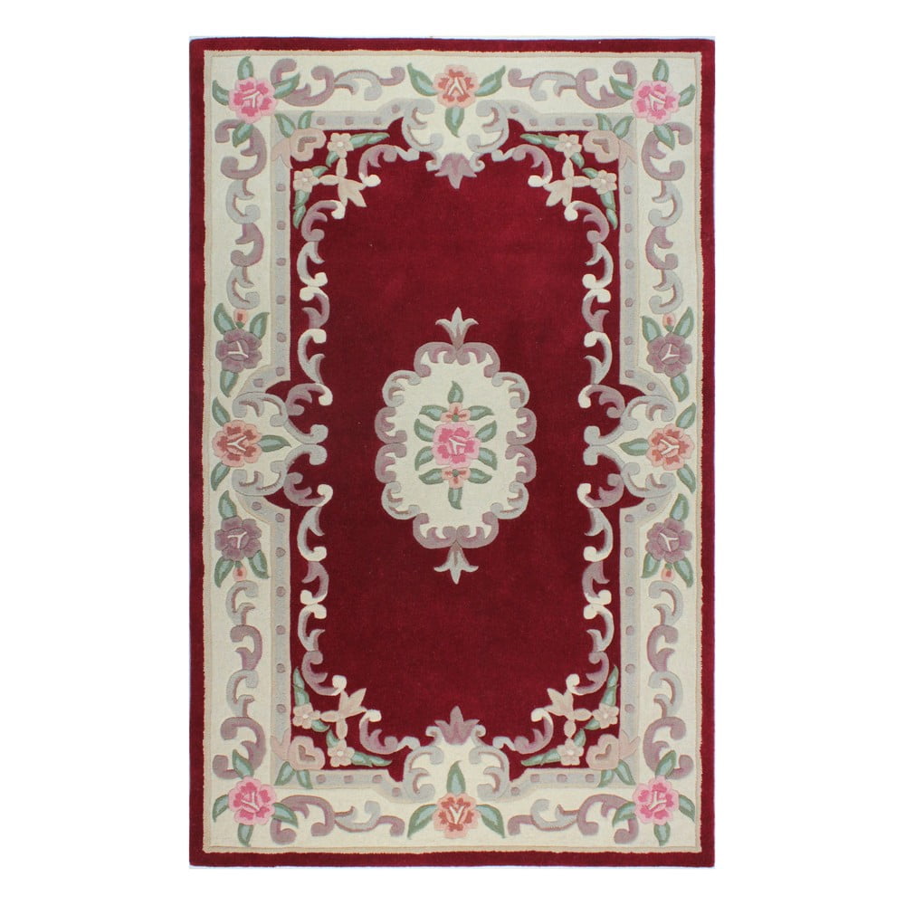 Crveni vuneni tepih ​Flair Rugs Aubusson, 120 x 180 cm