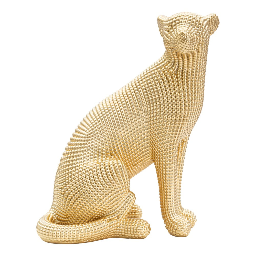 Statua u zlatnom dekoru Maura Ferrettija Leoparda