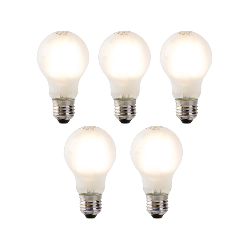 Set od 5 prigušivih E27 LED žarulja s matiranim staklom 4W 320lm 2700K