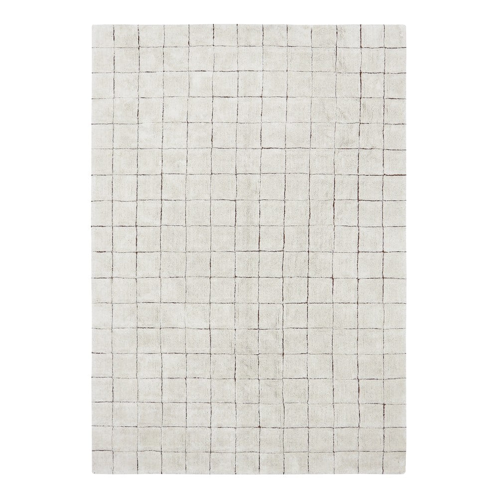 Krem periv/ručno rađen pamučan tepih 170x240 cm Mosaic – Lorena Canals