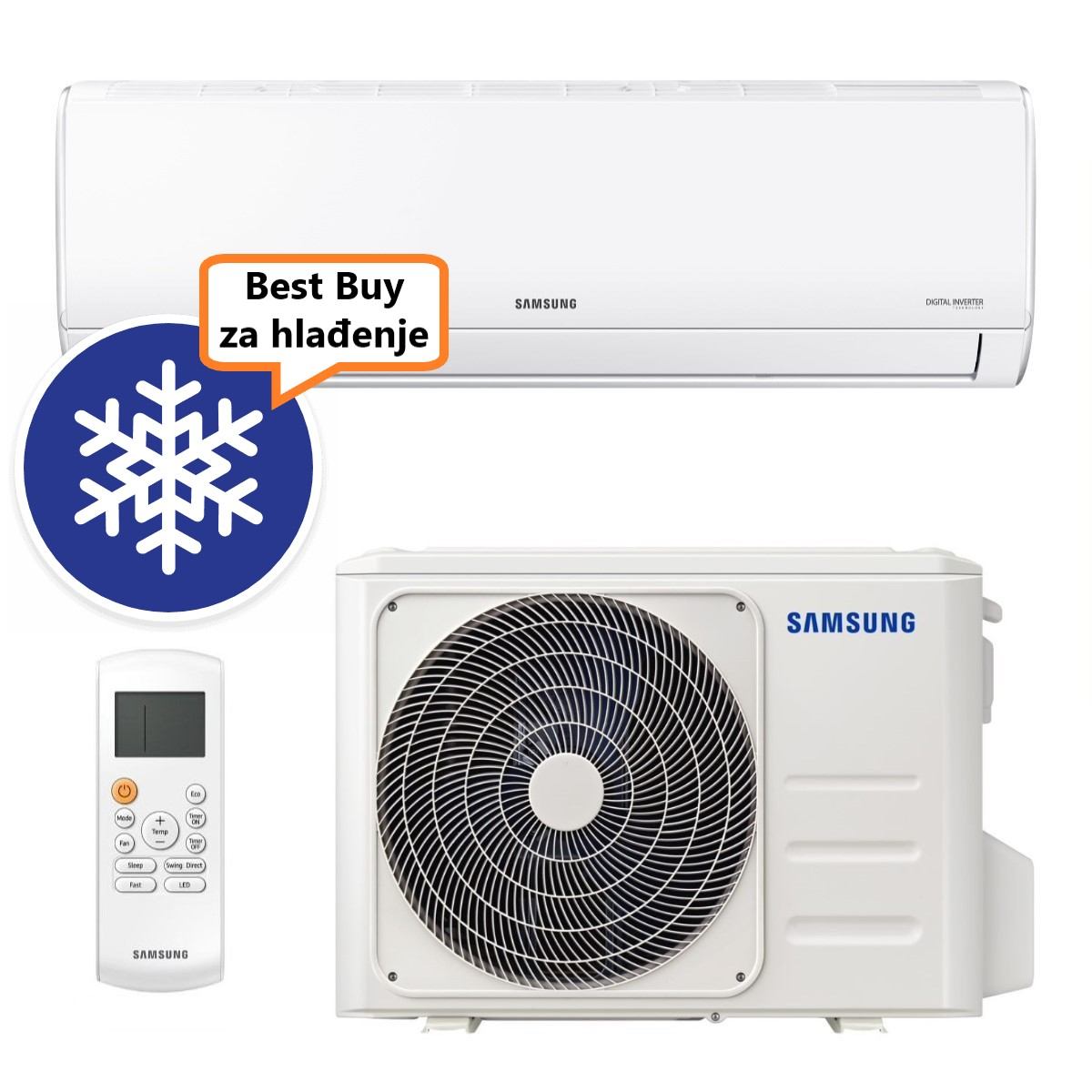 Samsung Klima Uređaj 5Kw Ar18Bxhqasineu