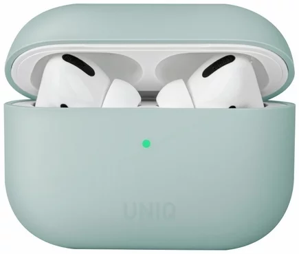 Maska UNIQ Lino AirPods Pro Silicone mint green (UNIQ-AIRPODSPRO-LINOMINT)