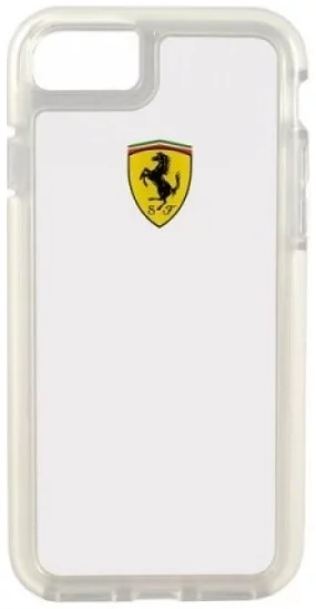 Maska Ferrari - Shockproof Hard Case Apple iPhone 7/8 - Transparent (FEGLHCP7TR)