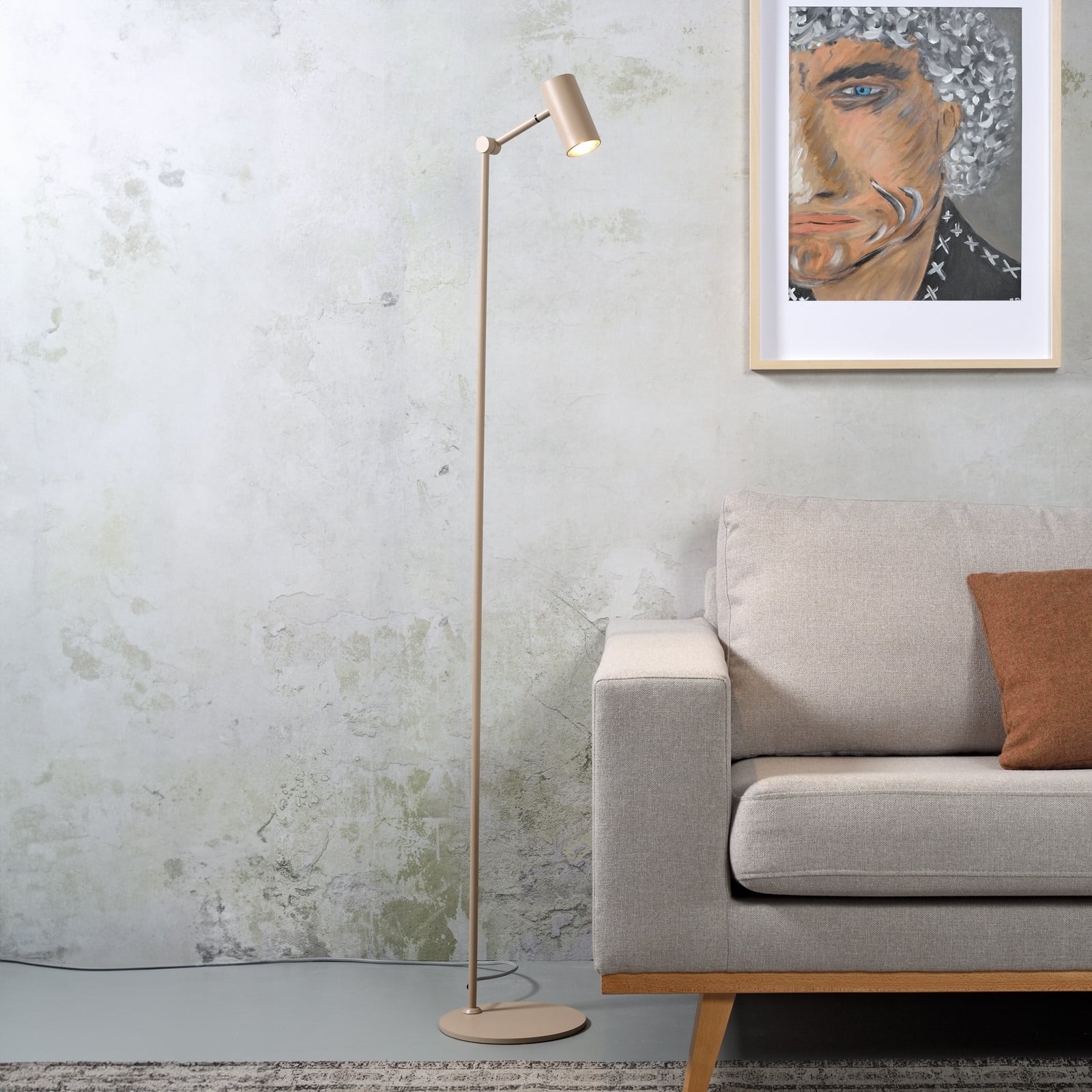 IT'S ABOUT ROMI Montreux podnoj lampi, boje pijeska