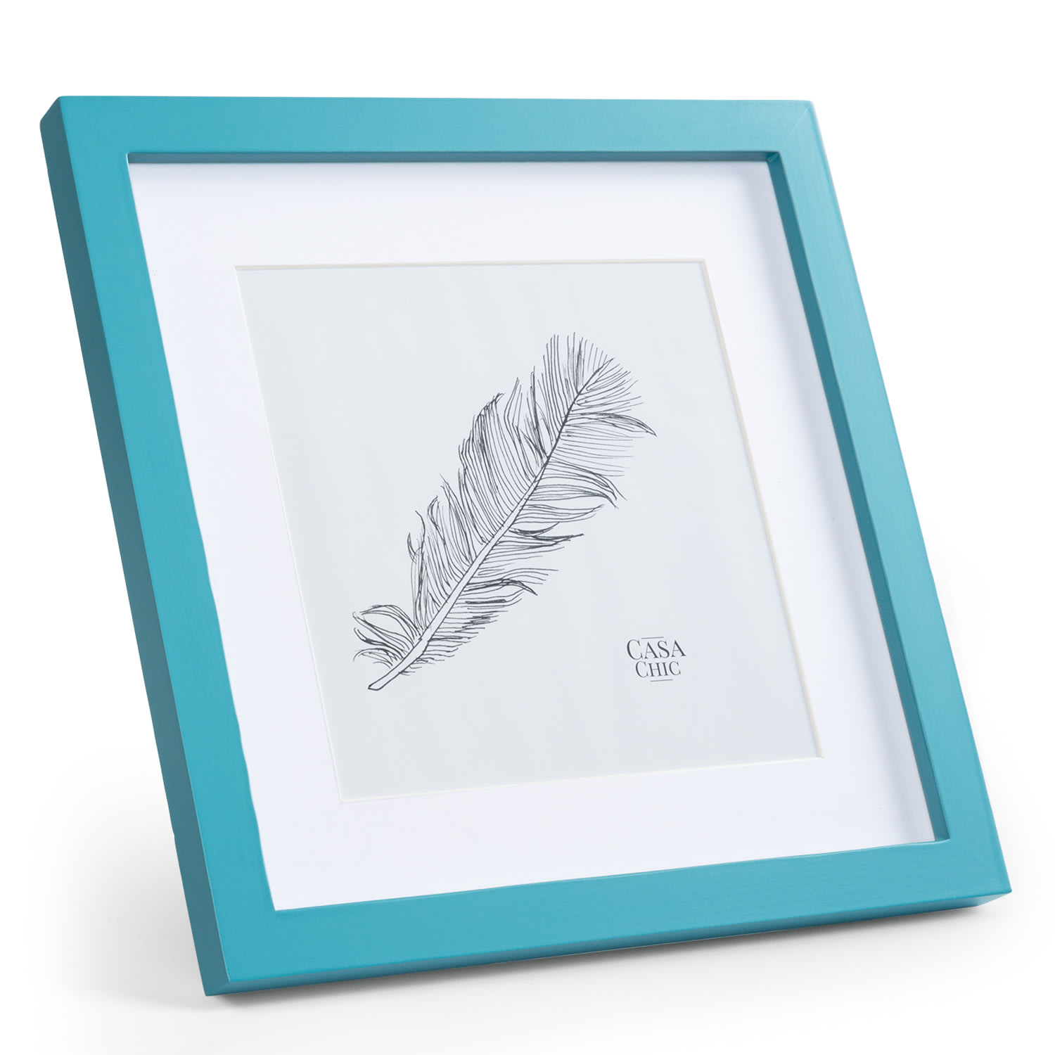 Casa Chic Clapton, okvir za slike, kvadrat, fotografije 24,4 x 24,4 cm, nosač, staklo