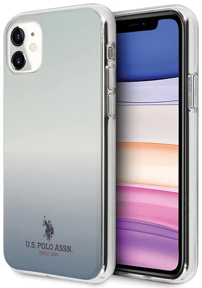 Maska US Polo USHCN61TRDGLB iPhone 11 blue Gradient Pattern Collection (USHCN61TRDGLB)
