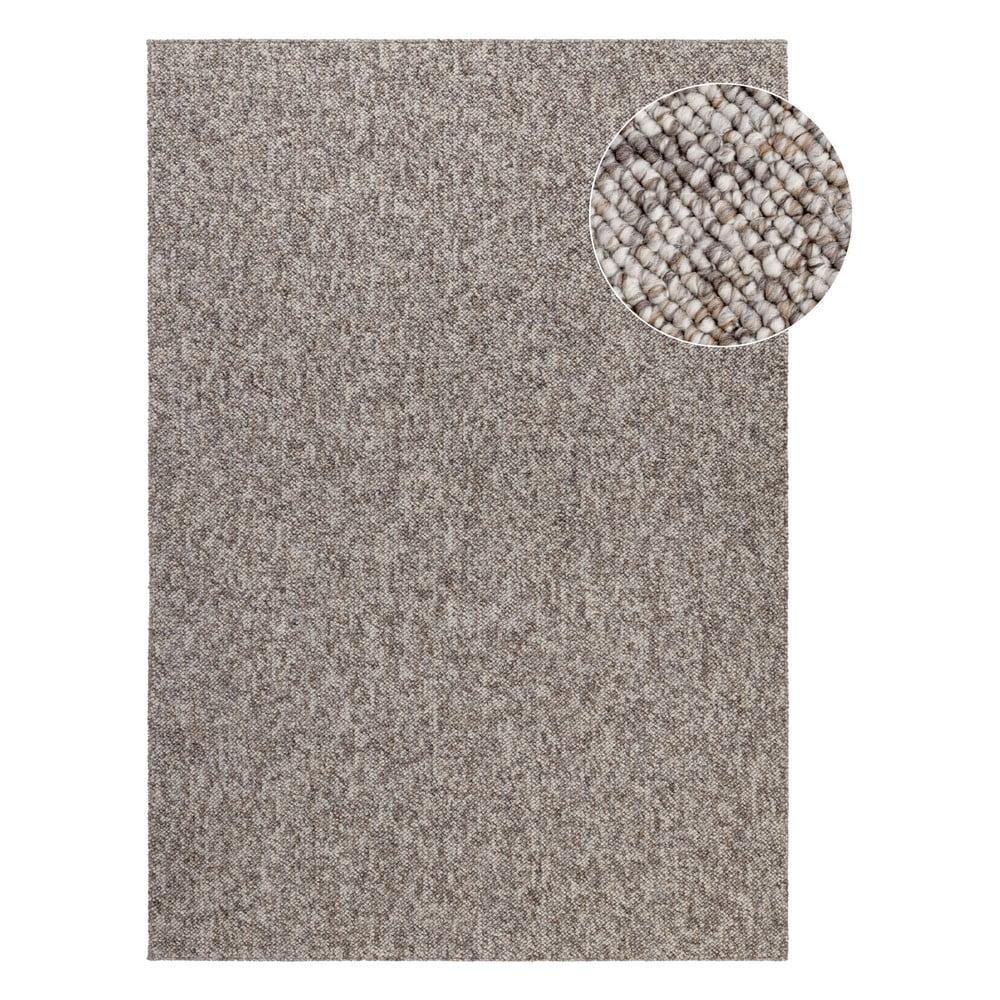 Sivi perivi tepih 200x290 cm Rocco Taupe – Elle Decoration
