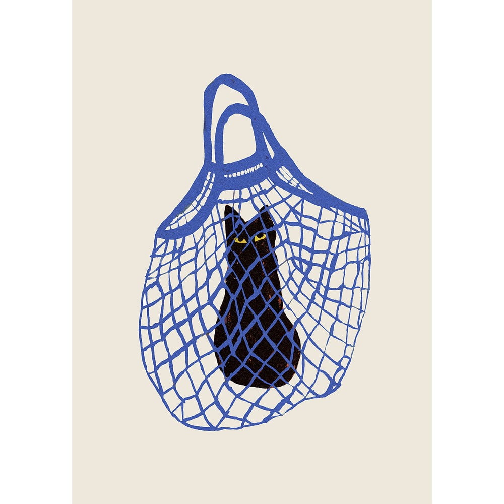 Plakat 30x40 cm The Cat’s In The Bag – Chloe Purpero Johnson – The Poster Club