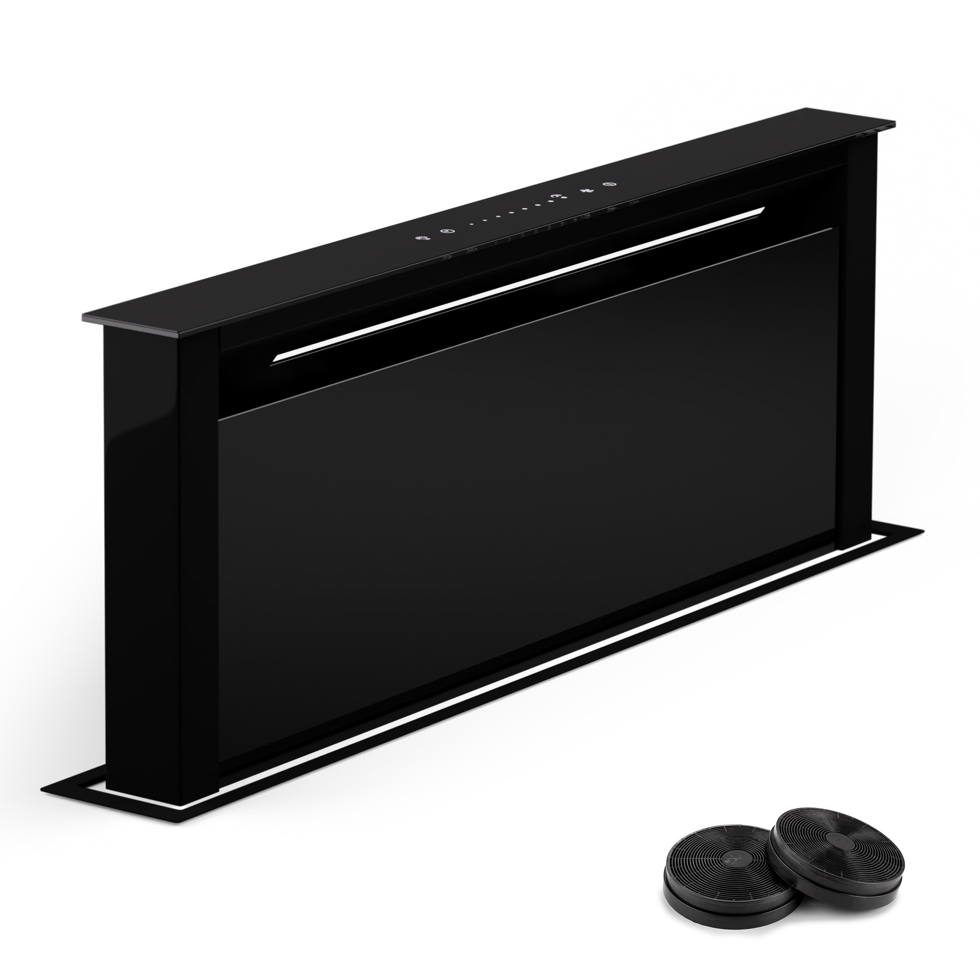 Klarstein Royal Flush Eco 75, napa, 75 cm, 650 m3/h, EEK A++, uključujući filtere s aktivnim ugljenom