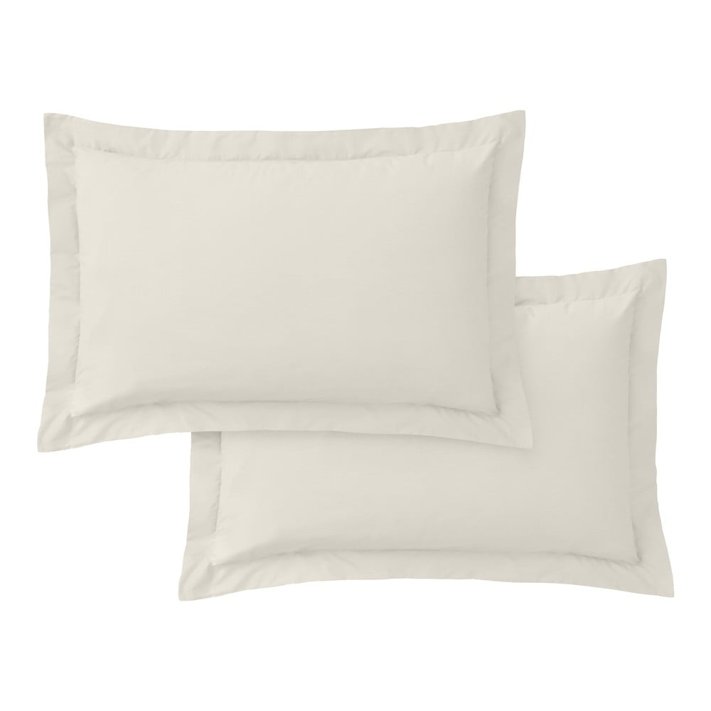 Jastučnice u setu 2 kom od pamučnog perkala 50x75 cm Cotton Percale – Bianca