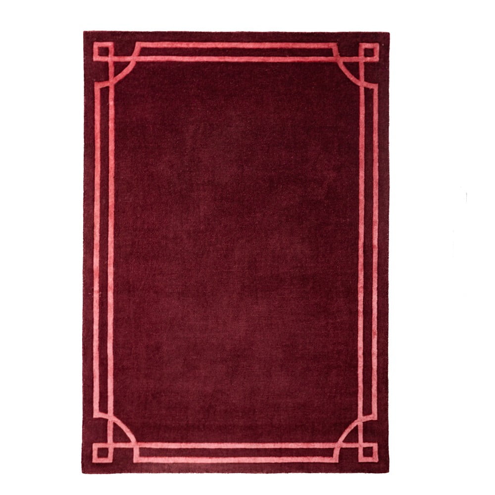 Bordo ručno rađen vunen tepih 160x230 cm Gatsby – Flair Rugs