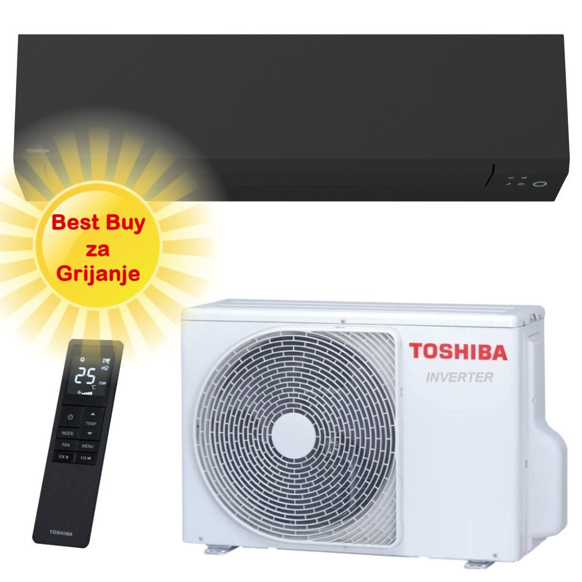 Toshiba Klima Uređaj 4,6Kw Ras-B16G3Kvsgb-E/Ras-16J2Avsg-E - Opt