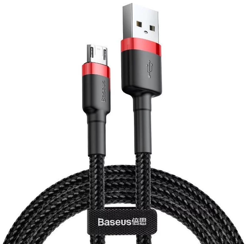 Kabel Baseus Cafule Micro USB cable 1.5A 2m (Red+Black)