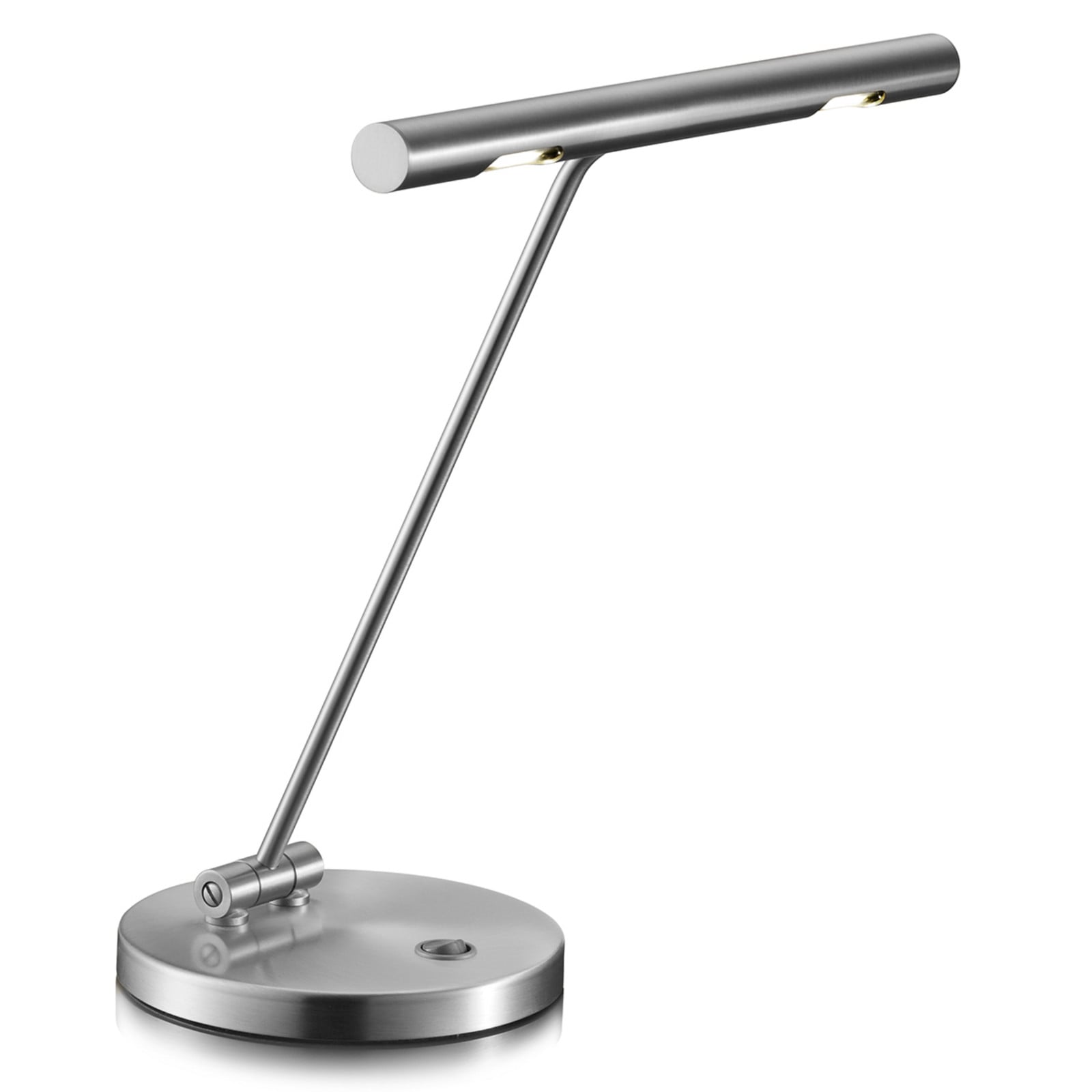 Preppy LED stolna lampa tinjac, nikal
