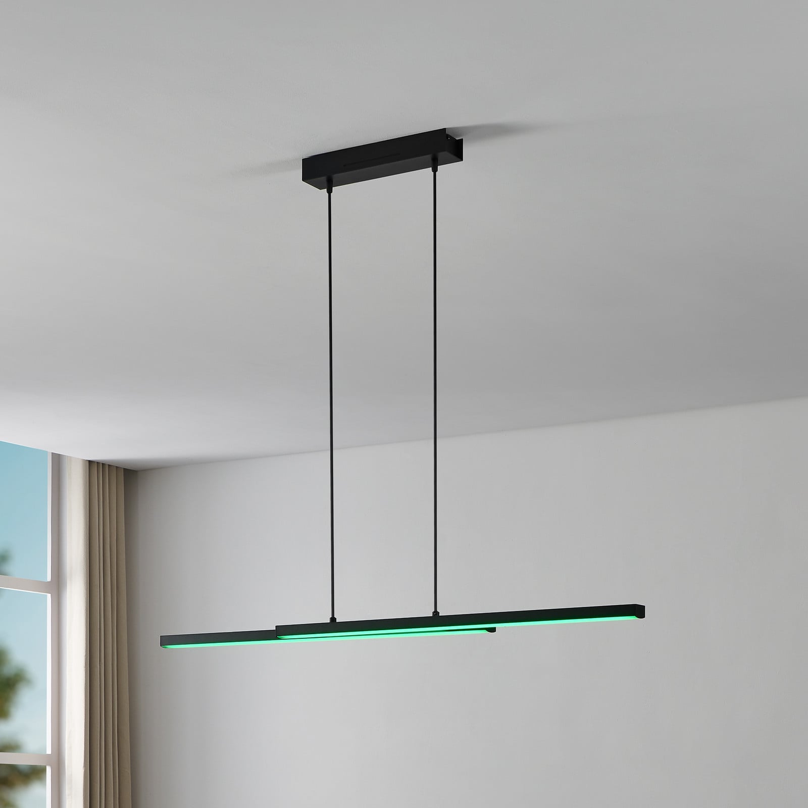 EGLO connect Fraioli-Z LED viseća svjetiljka crna