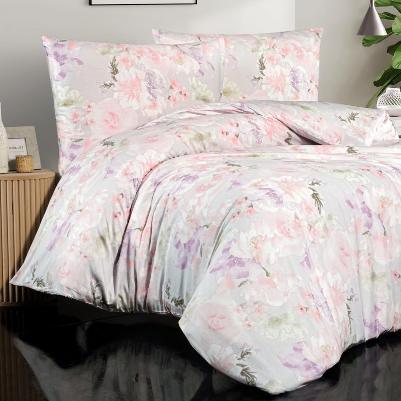 Satenska posteljina Leticia EMI, Francuski set1 200x220 + 2x (70x90)