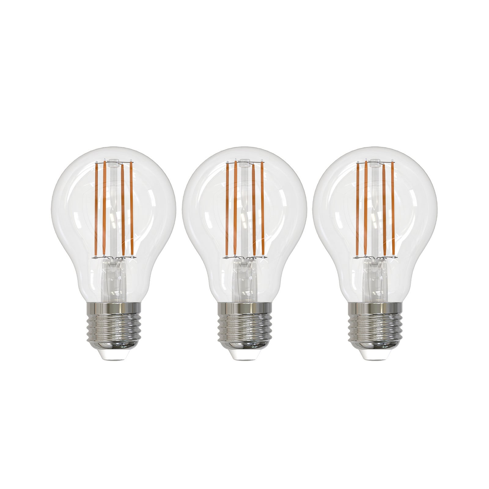 LED žarulja E27 6W 2,700K filament, prozirno pakiranje od 3 kom.